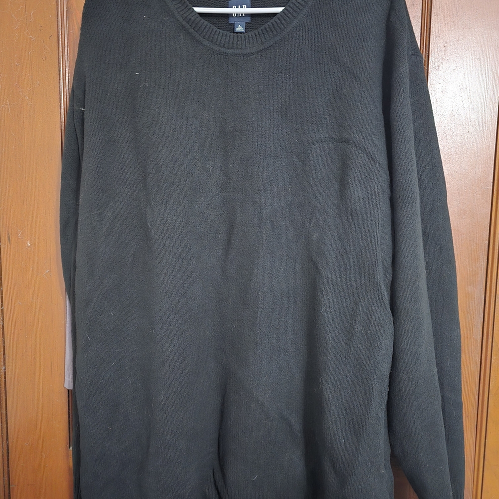 GAP Black Knit Sweater - L TALL